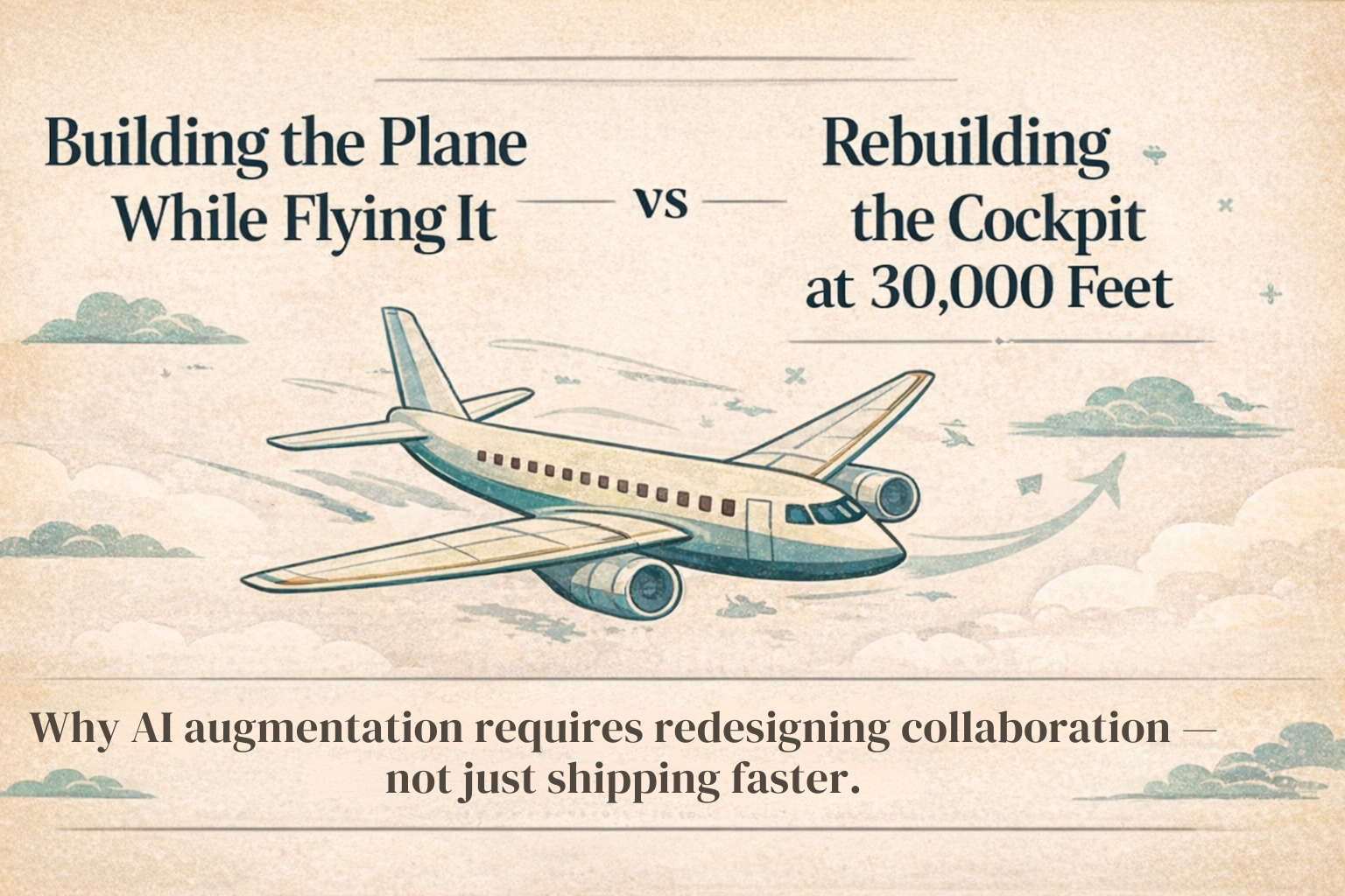 Building the Plane vs Rebuilding the Cockpit at 30,000 Feet